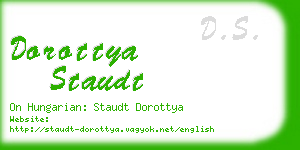 dorottya staudt business card